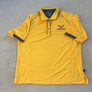 Corvette Racing Pro Celebrity Yellow Men's Polo Shirt